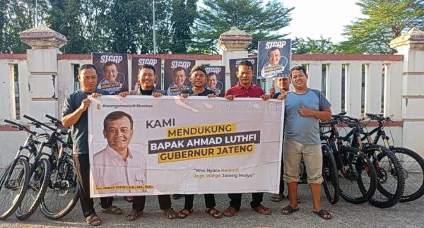 Komunitas Sepeda MTB Brebes Menyatakan dukungannya terhadap Irjen Pol Ahmad Luthfi Menjadi Gubernur Jateng