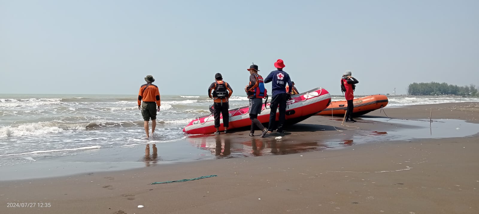 Korban Tenggelam Di Laut Larangan, Tegal Pencarian Berlanjut