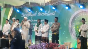 Kragan Bersholawat Aman dan Nyaman, Polri Sinergi dengan TNI dan Forkopimcam