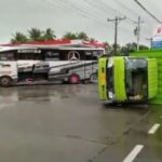 Kronologi Tabrakan Beruntun Di Banyumas, Bus Tabrak 2 Truk Sekaligus