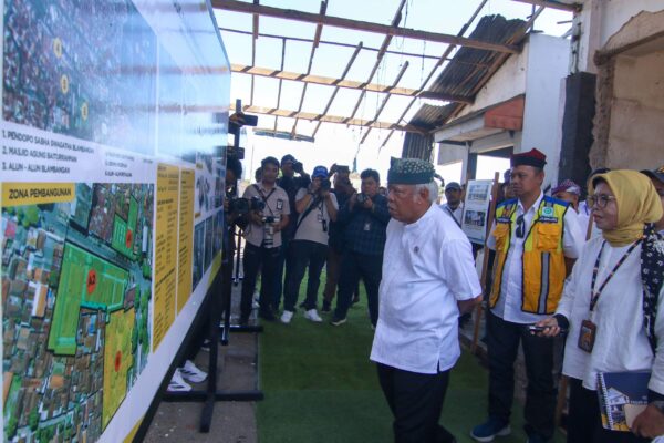 Revitalisasi Pasar dan Asrama Inggrisan Banyuwangi Ditinjau Menteri PUPR