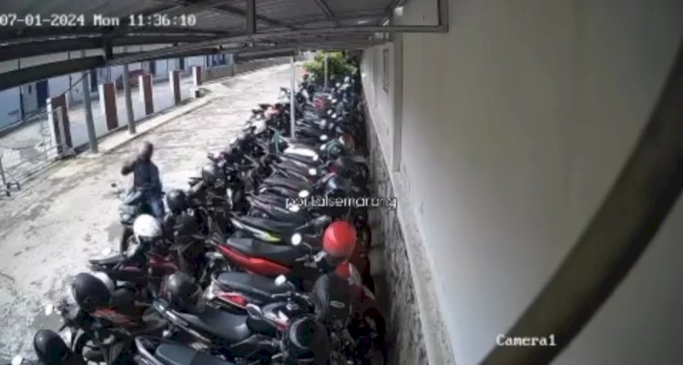 Meresahkan, Maling Helm Di Semarang Mulai Beraksi Di Pabrik