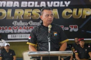 Banyuwangi Police Celebrates 78th Bhayangkara Day with Kapolresta Cup Volly Ball Tournament