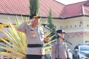 Polres Humbahas Apel Gelar Pasukan Operasi Patuh Toba 2024