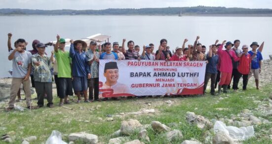 Paguyuban Nelayan Wko Sido Mulkti Sragen Dukung Ahmad Luthfi Jadi