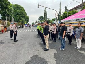 Pengamanan Car Free Day oleh Polres Banjarnegara, Langkah Antisipasi Terhadap Gangguan Kamseltibcarlanras