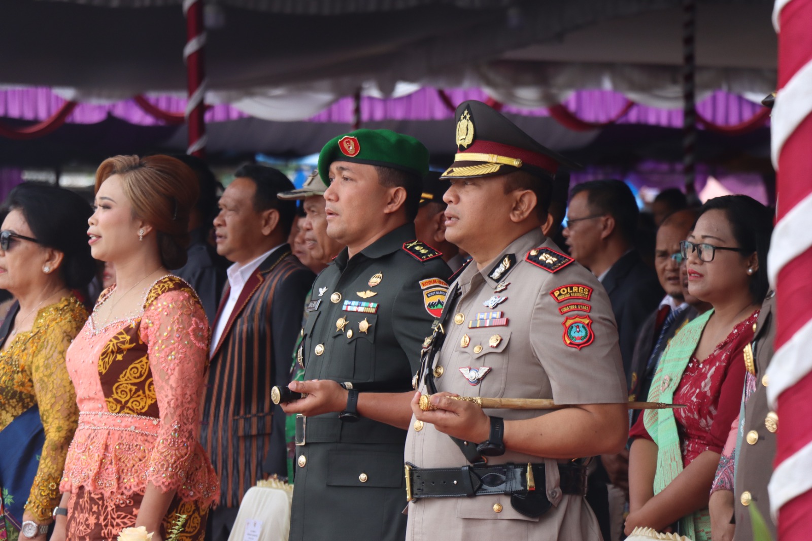 Perayaan Hut Ke 21 Kabupaten Humbang Hasundutan: Kapolres Humbahas Turut Hadir