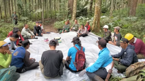 Perhutani Banyuwangi Barat Gelar Selamatan Tebangan Bersama Forkompincam