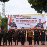 Peringati Hari Bhayangkara Ke 78 Tahun 2024, Polres Humbahas Gelar Upacara