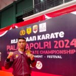 Personel Rumkit Bhayangkara Raih Emas Di Kejurnas Karate Kapolri Cup