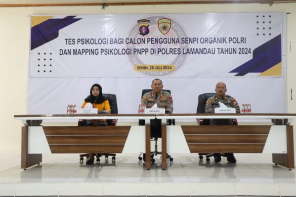 Personil Polres Lamandau Diuji Psikologi Oleh Tim Biro Sdm Polda