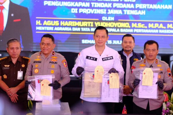 Polda Jateng Ungkap 5 Kasus Mafia Tanah, Kerugian Fantastis Terkuak