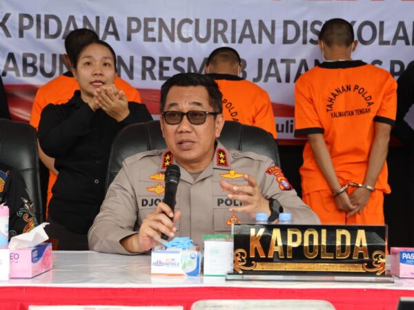 Polda Kalteng Berhasil Amankan 3 Tersangka Komplotan Pembobol Sekolah Lintas