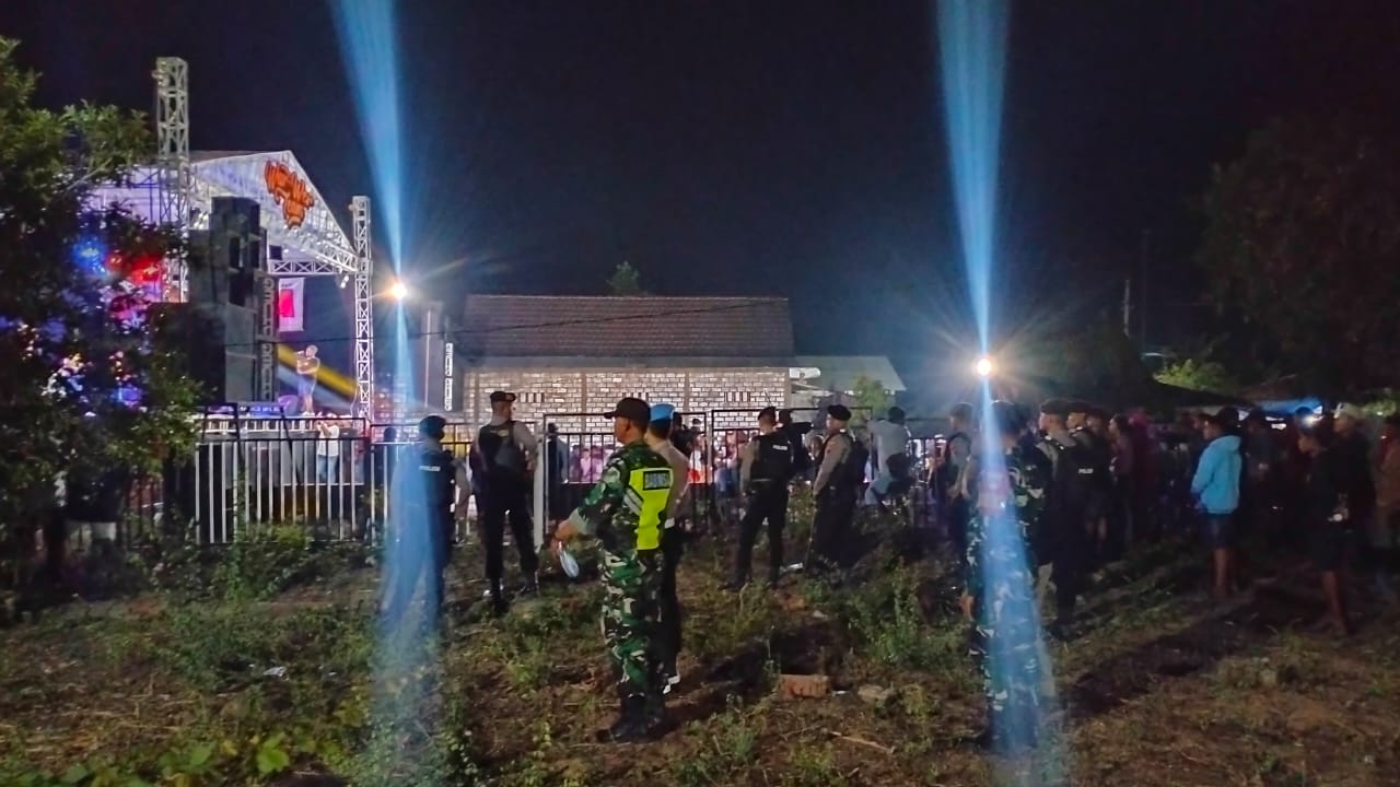 Polisi Amankan Pertunjukan Dangdut Romansa Dalam Rangka Sedekah Bumi Dukuh