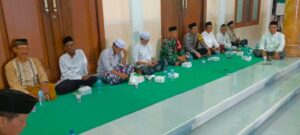 Polisi Amankan Waru Bersholawat dalam rangka Khaul Syech Abdurrohman dan Pengajian 1 Syuro