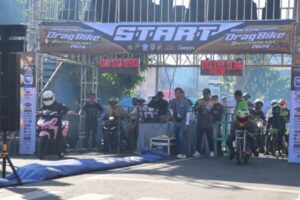 Polres Banjarnegara Adakan Kejuaraan Drag Bike Bhayangkara Rookie 201 M