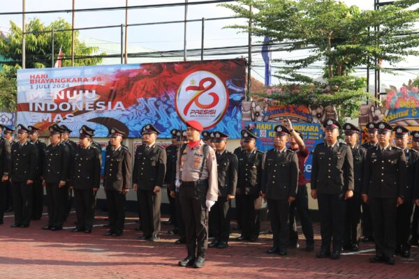 Polres Banjarnegara Gelar Upacara Peringatan Hari Bhayangkara Ke 78