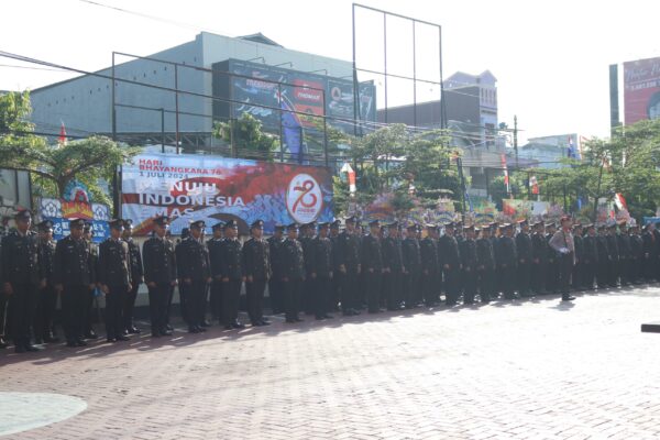 Polres Banjarnegara Gelar Upacara Untuk Peringati Hari Bhayangkara Ke 78