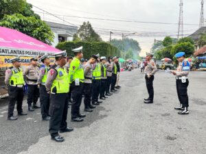 Polres Banjarnegara Siaga Amankan Car Free Day, Antisipasi Gangguan Kamseltibcarlanras