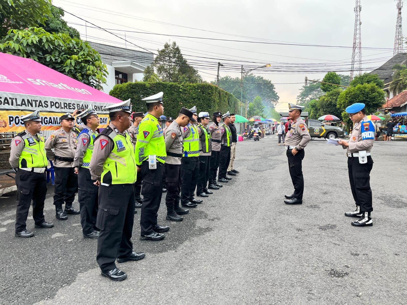 Polres Banjarnegara Siaga Amankan Car Free Day, Antisipasi Gangguan Kamseltibcarlanras