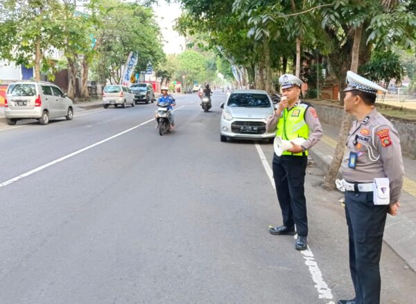 Polres jembrana gelar sosialisasi keselamatan di titik rawan kecelakaan