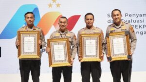 Polres Jembrana Menyabet Penghargaan Pelayanan Prima PEKPPP 2023 dari Kementerian PANRB