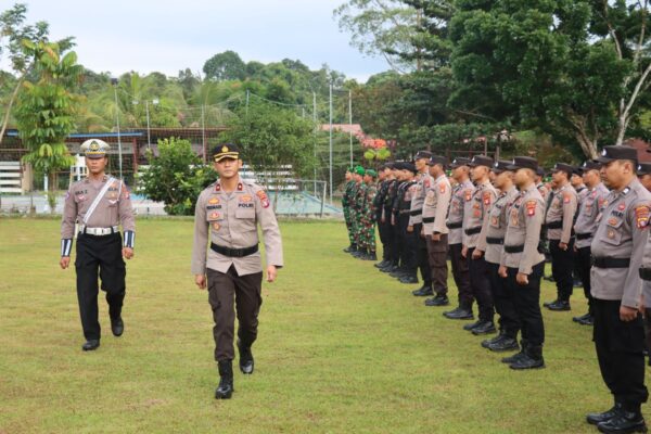 Polres Lamandau Matangkan Kesiapan Operasi Patuh Telabang 2024 Lewat Apel