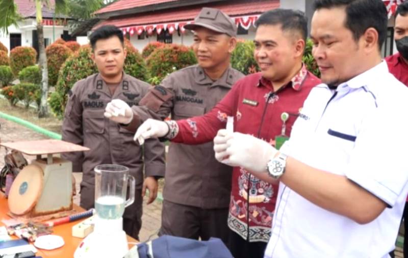 Polres Lamandau Musnahkan Barang Bukti Dari 43 Kasus Rampasan Negara