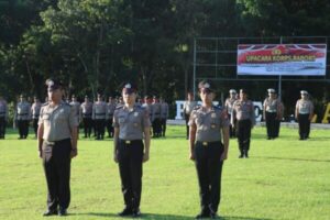 Polres Lamandau Berikan Kenaikan Pangkat pada 15 Personel