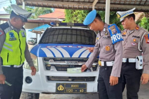 Polres Lamandau Periksa Kondisi Ranmor Dinas untuk Pastikan Kesiapan Operasional