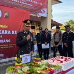 Polres Rembang Gelar Upacara Hut Bhayangkara Ke 78 Di Halaman Mapolres