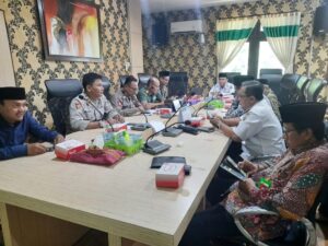 Polres Rembang Mengikuti Rakor Pemulangan Jamaah Haji Kab Rembang Tahun 2024