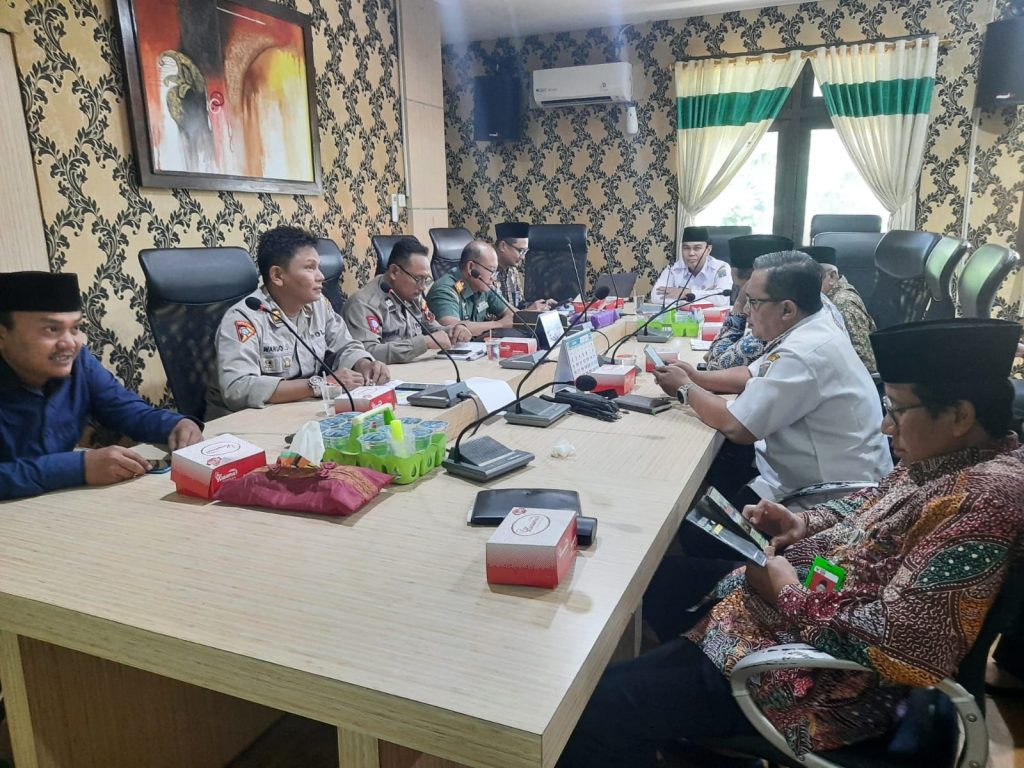 Polres Rembang Mengikuti Rakor Pemulangan Jamaah Haji Kab Rembang Tahun