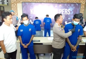 Polres Sukoharjo Bekuk Dua Residivis Pencuri HP dan Uang Tunai