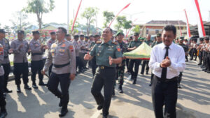 Polres Sukoharjo Dapat Kejutan Meriah dari Kodim 0726 dalam Peringatan Hari Bhayangkara ke-78