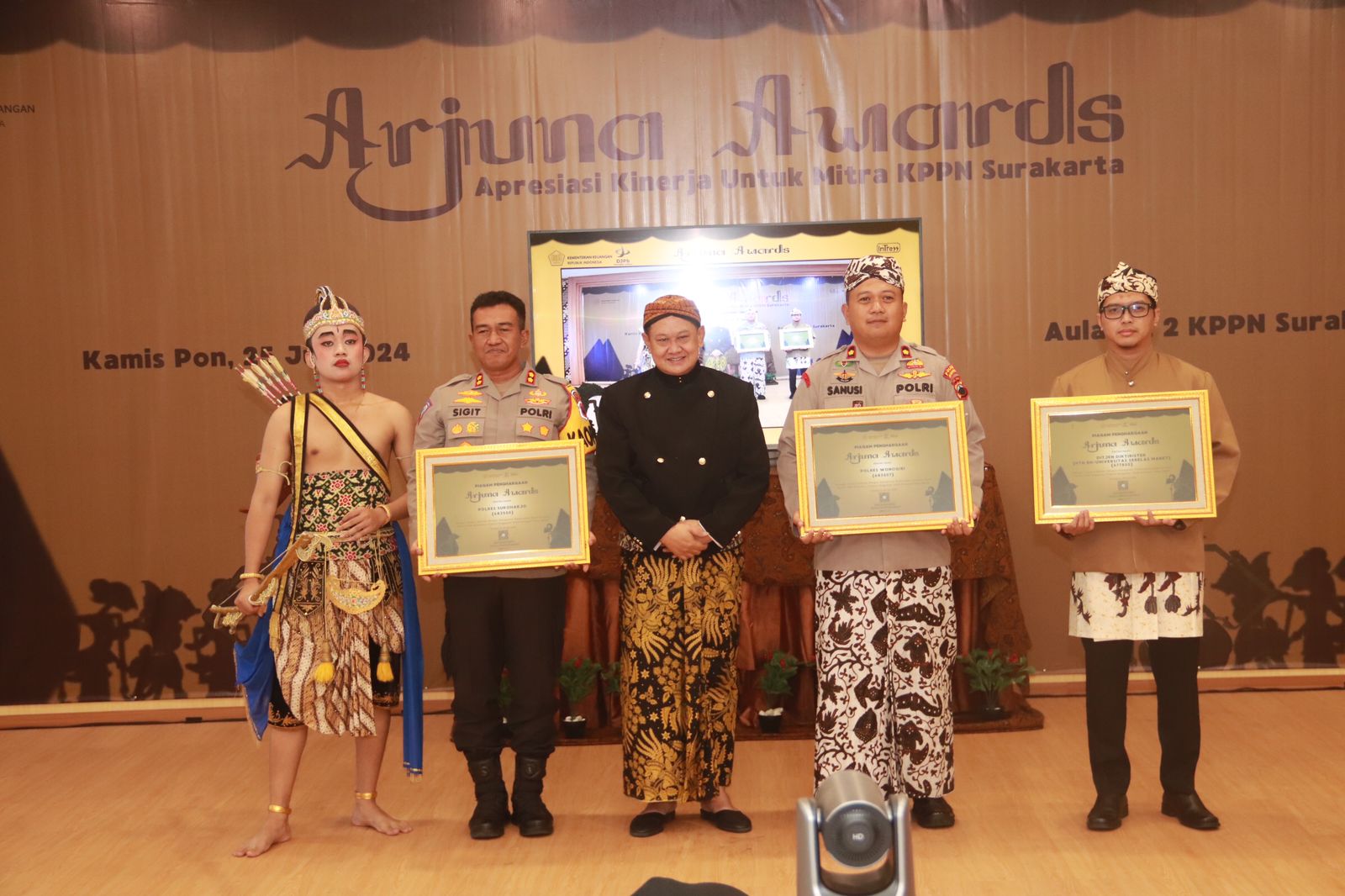 Polres Sukoharjo Sabet 4 Penghargaan Dalam Ajang Kppn Surakarta