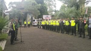 Jelang Etape 2 TDBI 2024, Polresta Banyuwangi Gelar Apel Kesiapan