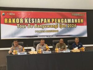 42 Tim Siap Berlaga di Tour De Banyuwangi Ijen 2024, Polresta Banyuwangi Gelar Rakor Pengamanan