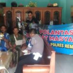 Progam ” Polri Peduli “, Satlantas Polres Rembang Kunjungi Korban