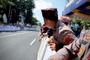 Keamanan TDBI 2024 Etape 1 Dijaga oleh Ratusan Personel Polresta Banyuwangi