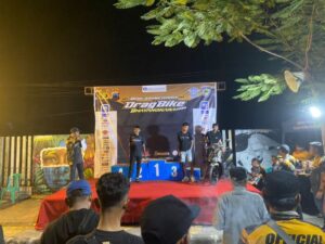 Ratusan Starter Bersaing di Drag Bike Bhayangkara Rookie 202 Meter Banjarnegara 14 Juli 2024