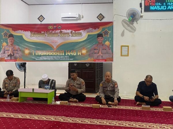 Rayakan Tahun Baru Islam, Polres Lamandau Adakan Doa Bersama