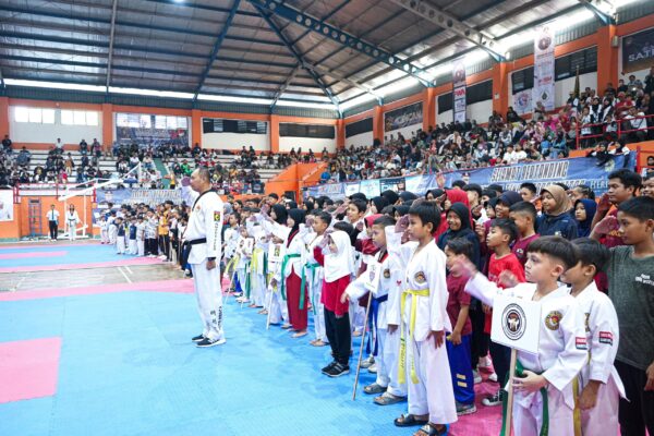 Ribuan Atlet Ikuti Kejuaraan Taekwondo Kapolda Cup Di Purwokerto Banyumas