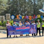 Sambangi Obyek Wisata Karangjahe Beach, Satlantas Polres Rembang Sosialisasikan Ops