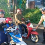 Satlantas Polres Jembrana Aktif Sosialisasikan Kamseltibcar Lantas Di Operasi Patuh