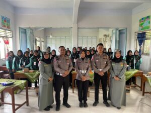 Satlantas Polres Rembang Gelar Edukasi & Sosialisasi Safety Riding Kepada Peserta Diklat Garfa NU Cabang Lasem