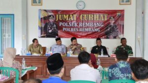 Sebagai Wadah Aspirasi Masyarakat, Progam Jum’at Curhat Di Gulirkan Kembali Oleh Polres Rembang