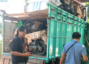 Polresta Pati Temukan 17 Motor Bodong, Disembunyikan di Truk Bermuatan Kasur