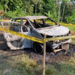 Sebuah Mobil Misterius Terbakar Di Sukorejo Kendal