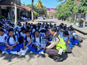 Polri Sosialisasi Keselamatan Berlalu Lintas di SMA N 1 Negara dalam Operasi Patuh Agung 2024